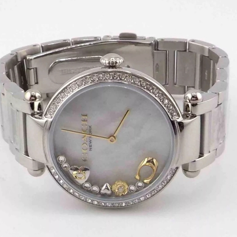 ***BRAND NEW*** COACHWomen's Cary Silver-Tone Stainless Steel Bracelet Watch - Picture 5 of 9